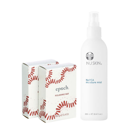 Kit Piel Perfecta | 2 Barra Minerales + NaPCA Hidratante ácido hialurónico